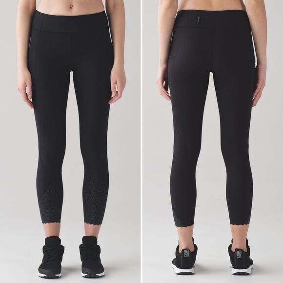 Lululemon Tight Stuff Tight II 25” in Black Size 8 - Picture 1 of 8